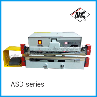 ASD series เครื่องซีลถุงอัตโนมัติ ให้ความร้อนทั้งด้านบนและด้านล่าง